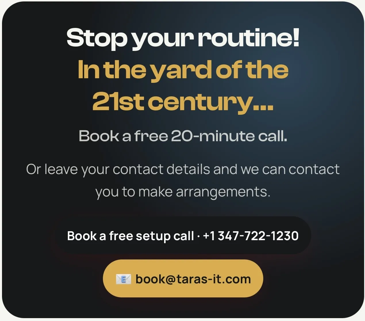 Taras IT | AI Automation & Business Process Automation in New York - Photo 1