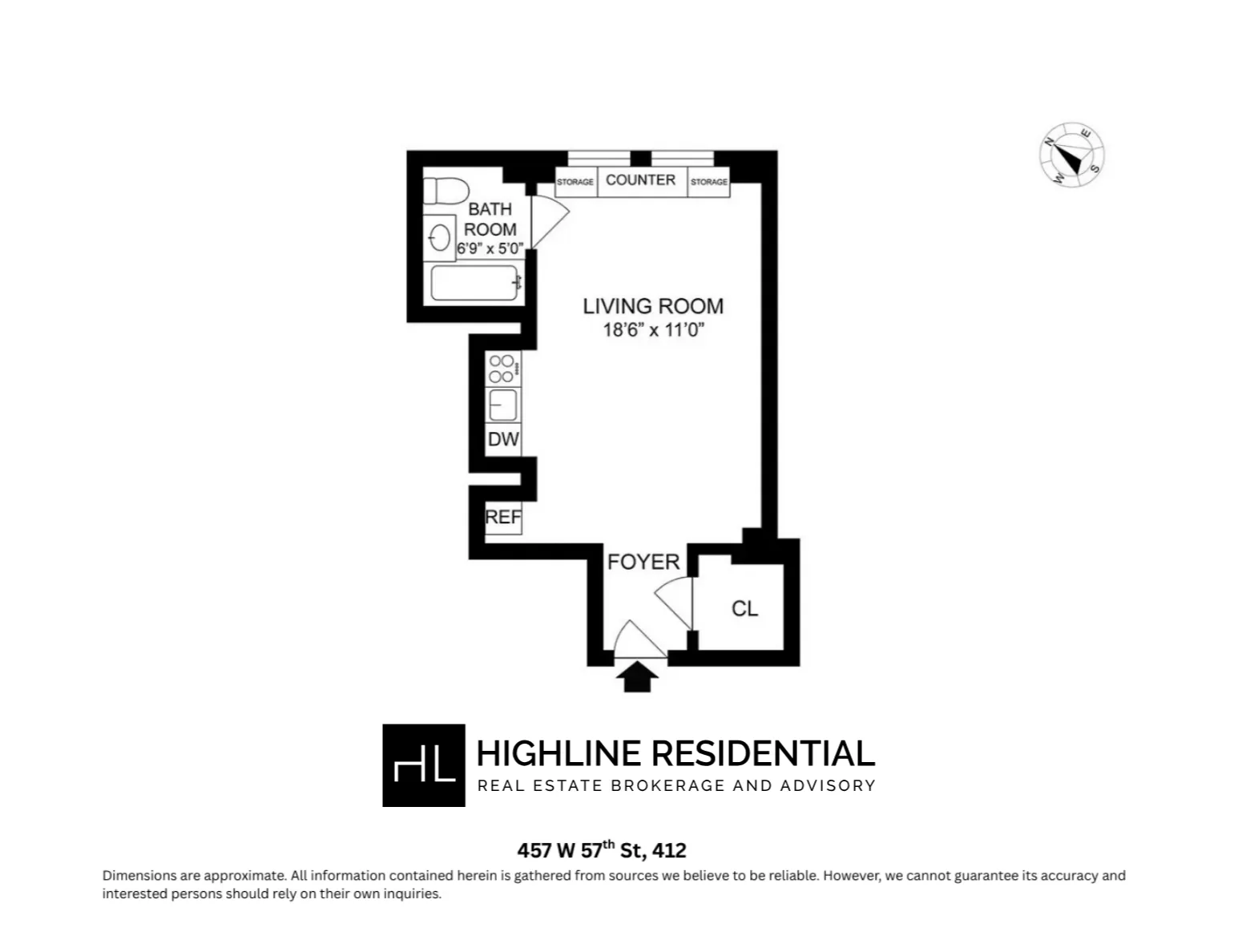 457 W 57th Street 412 - Photo 1