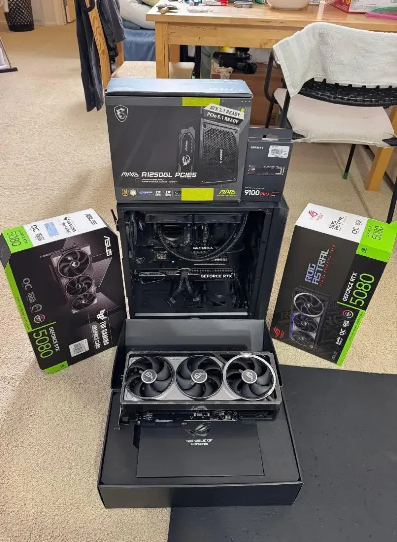 GeForce RTX 5090, RTX 5080, RTX 5070 Ti, RTX 5070, RTX 4090, RTX 4080 Super, RTX 4080, RTX 4070 Ti Super, RTX 4070 Ti, - Photo 9